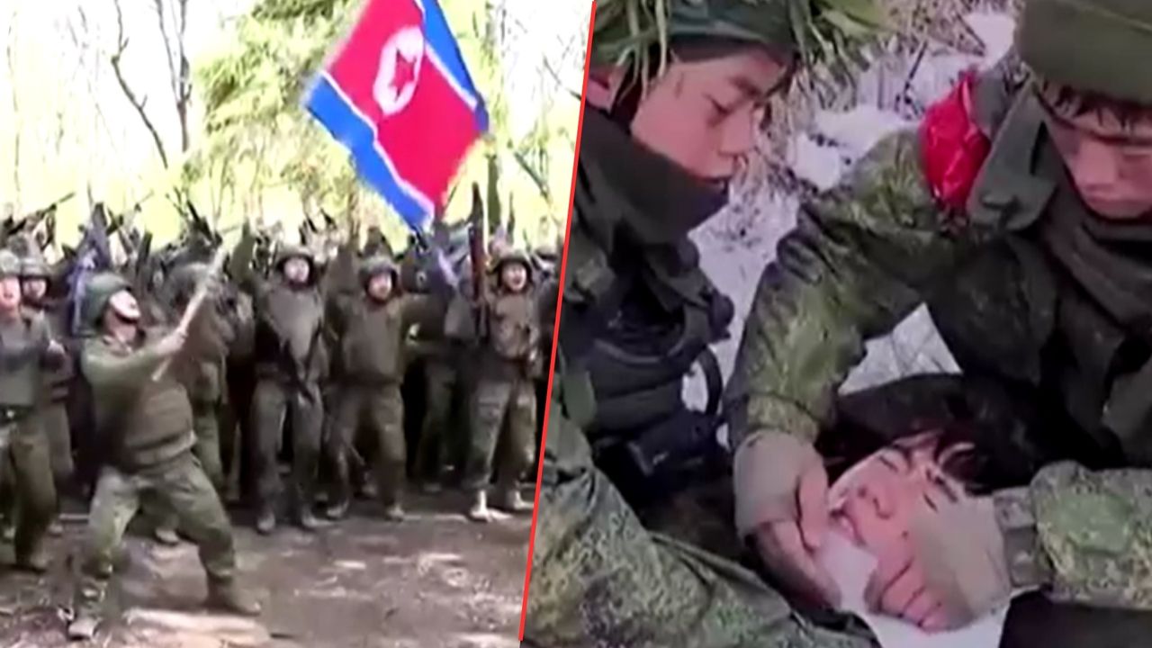 Korea Północna walczy z Ukrainą. Kim Dzong Un udostępnia nagranie