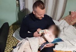 Policjanci nakarmili dwulatkę. Rodzice byli kompletnie pijani