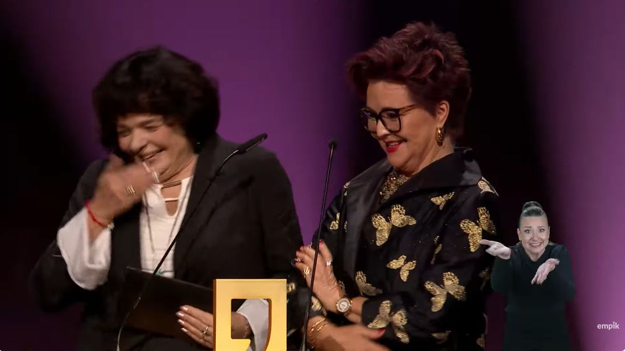 Katarzyna Grochola i Jolanta Kwaśniewska zaliczyły wpadkę