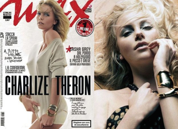 Sterczące SUTKI Charlize Theron!