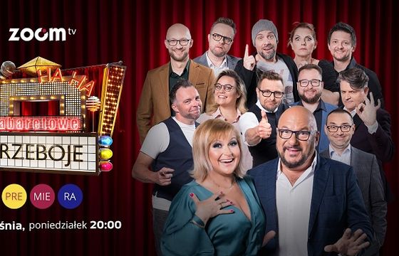 Katarzyna Skrzynecka i Piotr Gąsowski wracają do telewizji. Poprowadzą „Kabaretowe przeboje” w Zoom TV
