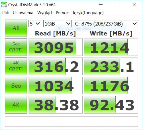 crystal disk mark