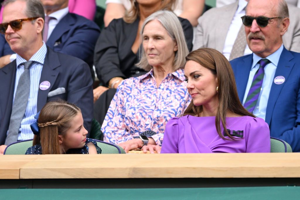 Księżna Kate i Charlotte na Wimbledonie