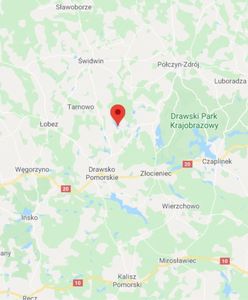 Tragedia pod Drawskiem Pomorskim. Bracia w aucie zatopionym w jeziorze Przytonko