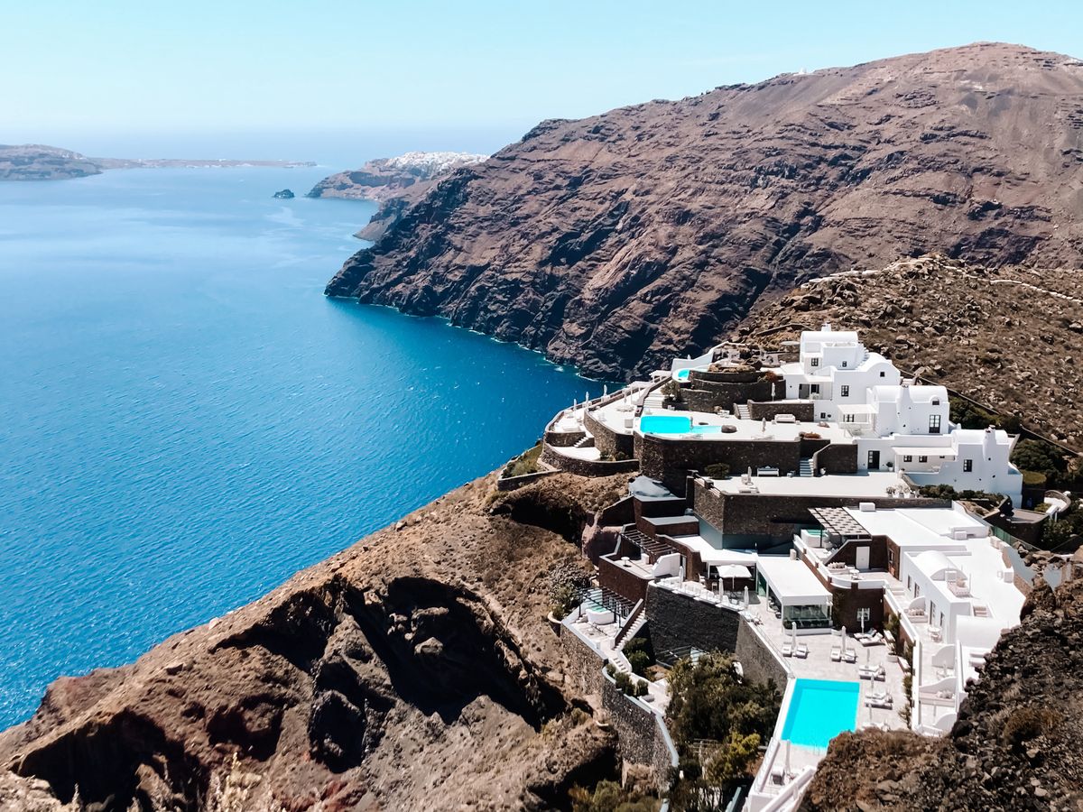 Widoki na Santorini są nieziemskie