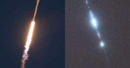 Kosmiczny weekend. Falcon 9, ISS i pociąg Starlinków przelecą nad Polską