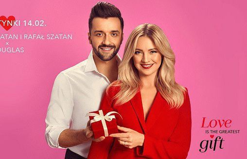 Barbara Kurdej-Szatan i Rafał Szatan promują na walentynki Douglas