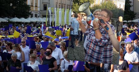 Radna PiS przeciwko "Lex TVN". Protestowała w Lesznie