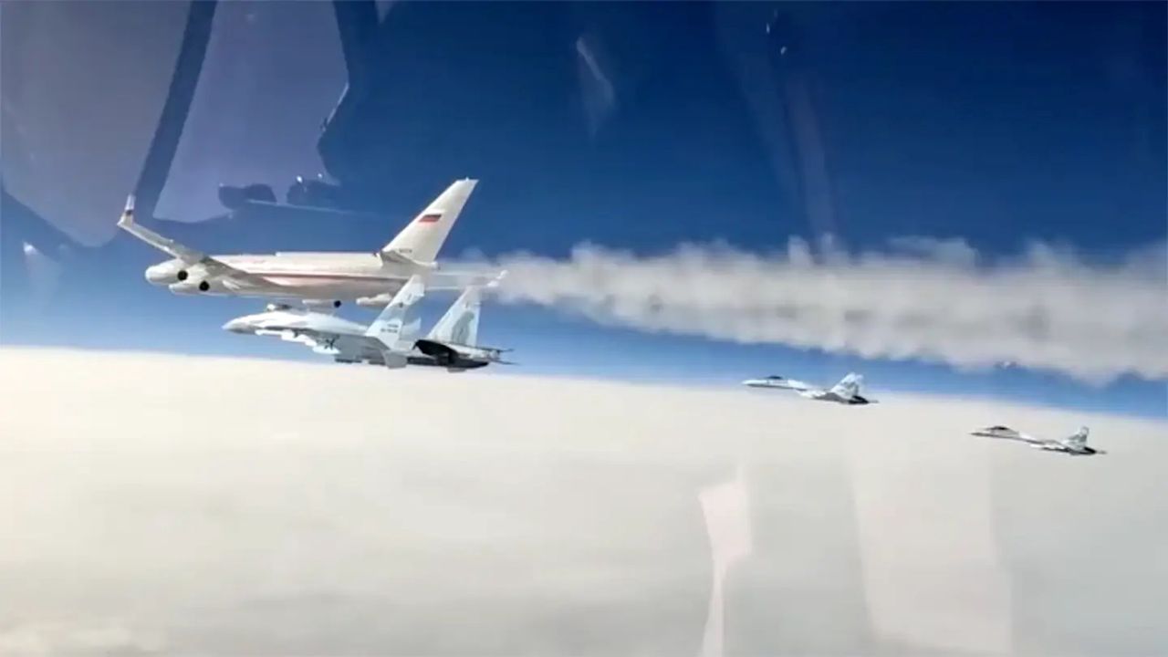 Putin's armed escort: How the Russian President travels the world with Su-35S