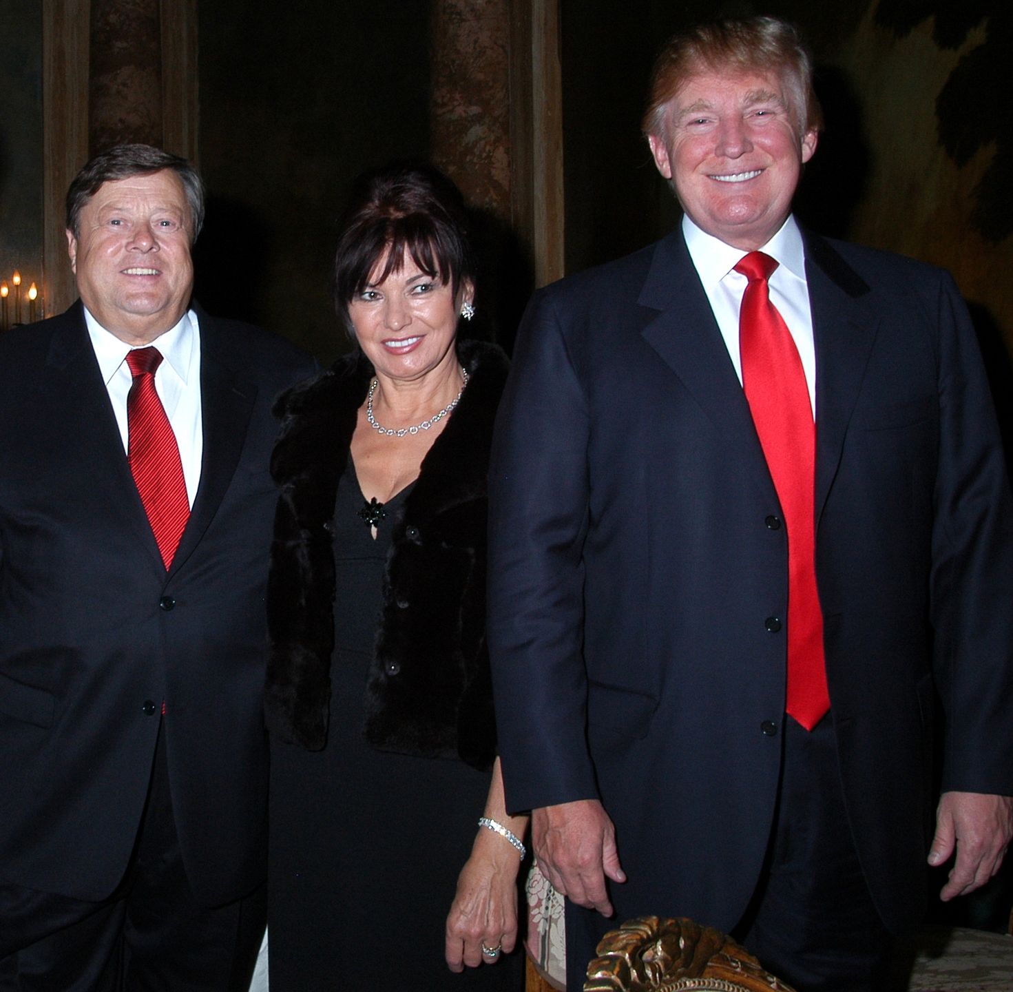 Donald Trump z rodzicami Melanii