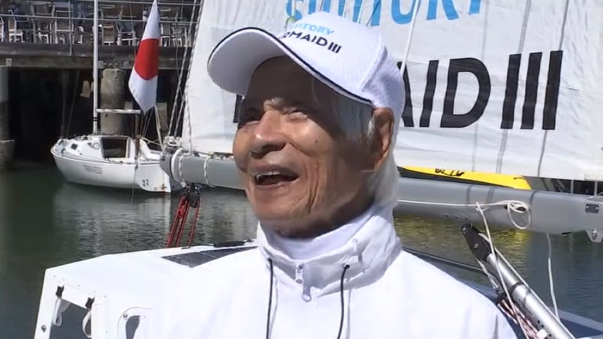 Kenichi Horie ma już 83 lata, jednak zaawansowany wiek nie powstrzymuje go przed realizacją kolejnych marzeń 
