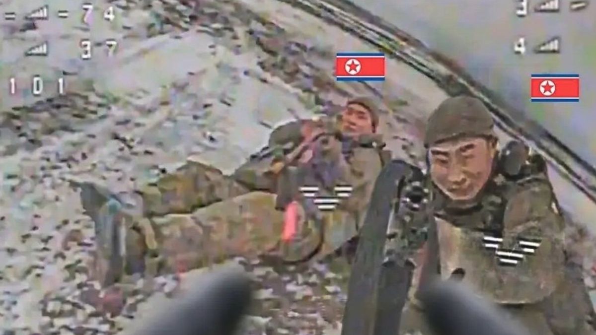 Żołnierze z Korei Północnej pod Kurskiem