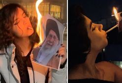 Za takie zachowanie grozi im śmierć. Tak protestują Iranki