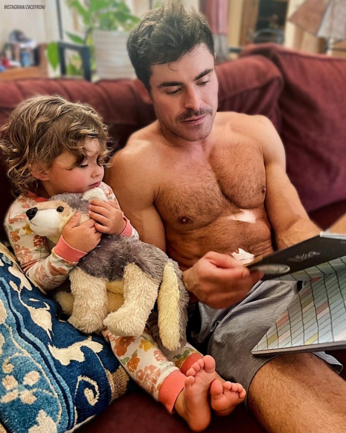 Zac Efron z siostrzyczką