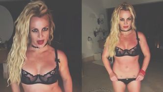 Britney Spears w koronkowej bieliźnie i kozakach wywija z papierosem w ręku. "To rekwizyt do grania postaci"