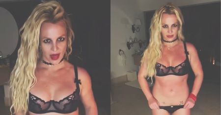 Britney Spears w koronkowej bieliźnie i kozakach wywija z papierosem w ręku. "To rekwizyt do grania postaci"
