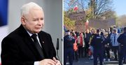 "Precz z Kaczorem". Kaczyński ostro powitany w Bielsku-Białej