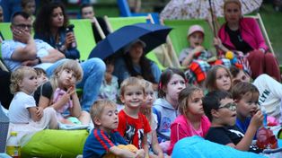 Kielce: Kino letnie na Wichrowym Wzgórzu.„Dzielna banda” czarowała