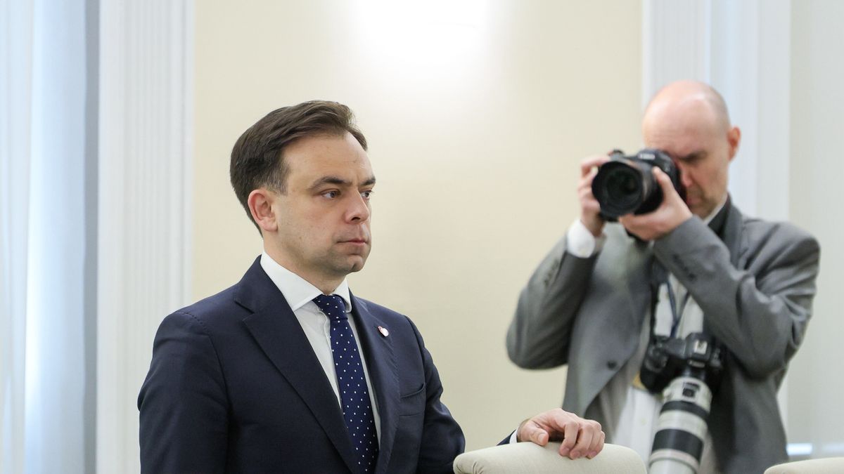 Minister finansów Andrzej Domański