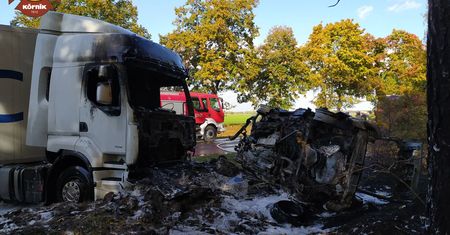 Tragiczny finał pościgu w Wielkopolsce. Ofiary będą identyfikowane dzięki DNA