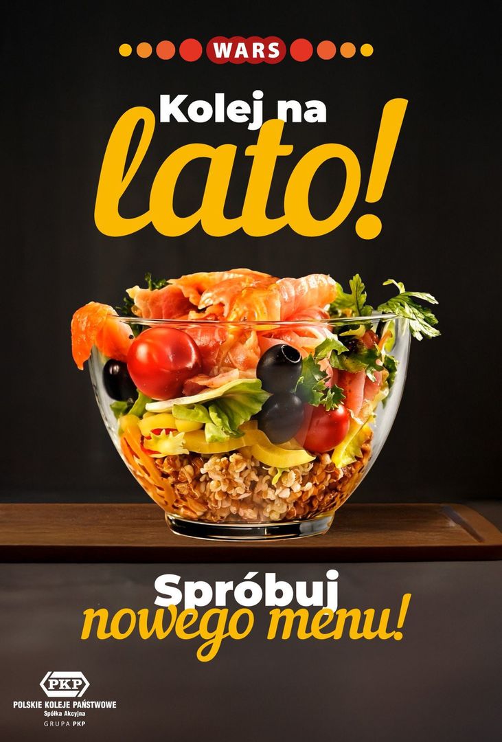 Wars zaprasza do wagonów restauracyjnych, serwując letnie nowości