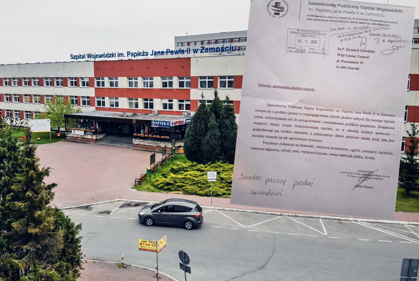 Szpital ogłosił zbiórkę ziemniaków dla pacjentów. Pismo krąży po sieci