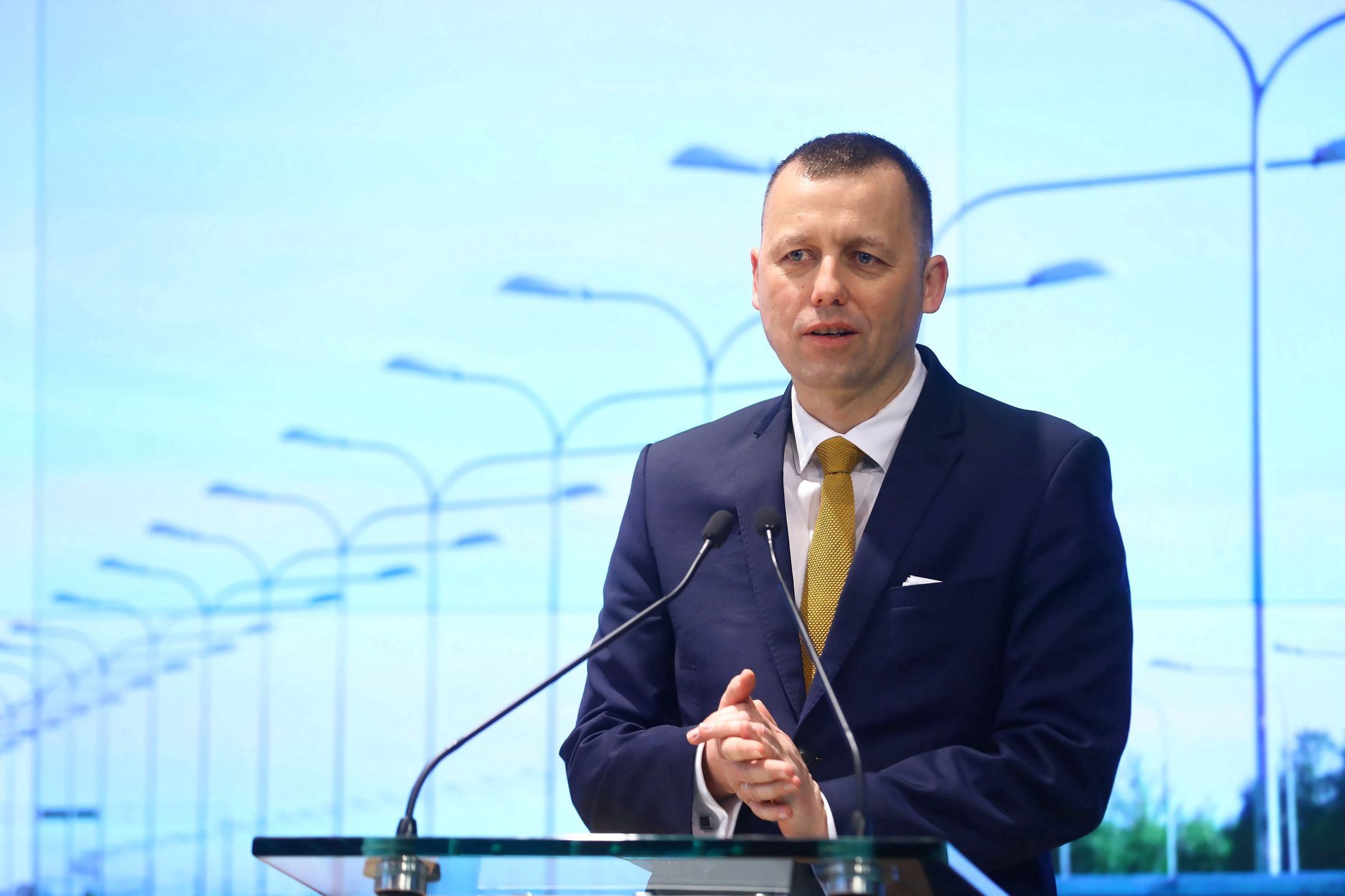 Prezes zarządu CPK Mikołaj Wild