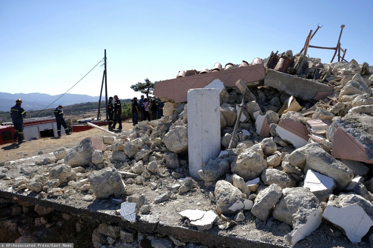 Destrukcyjny żywioł w Grecji. Możliwe kolejne wstrząsy wtórne 