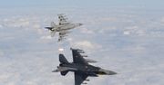F-16 "twarzą w twarz". Spotkały się nad Morzem Śródziemnym