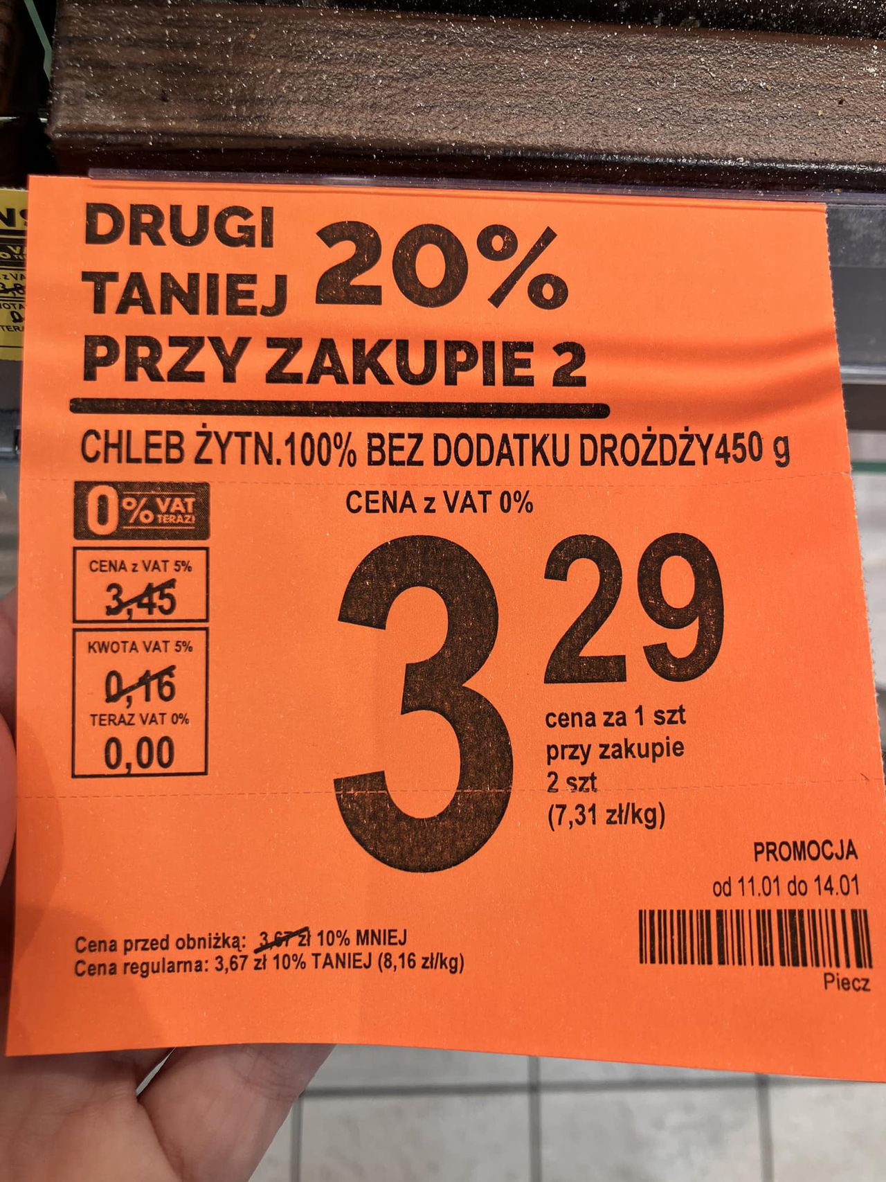 Zdjęcie zrobione w supermarkecie w Rzeszowie