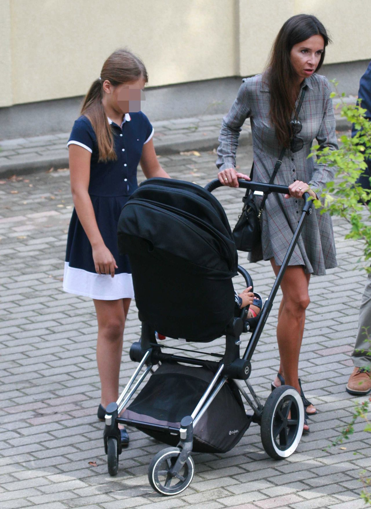 Martyna Dubieniecka i Marta Kaczyńska na rozpoczęciu roku szkolnego 2019