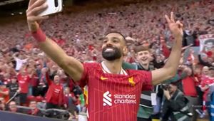 Salah zaskoczył po bramce. Ta "cieszynka" przejdzie do historii [WIDEO]