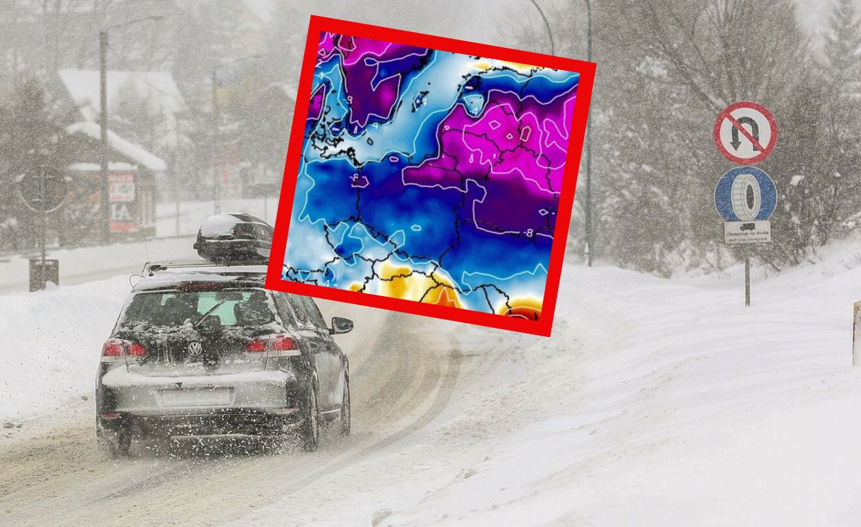 Pogoda. -22 stopnie i śnieg