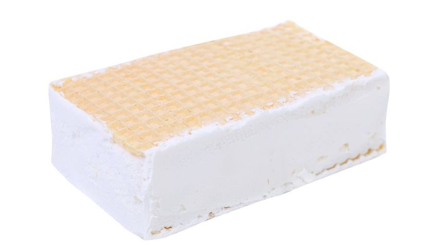 Lody light o smaku waniliowym w kostce, bez dodatku cukru