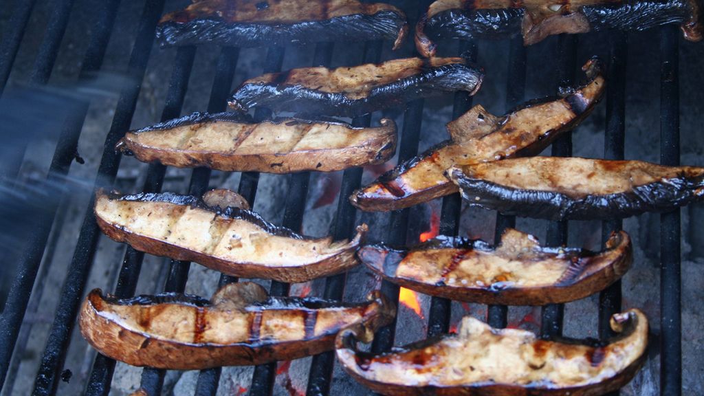 Grillowane grzyby portobello