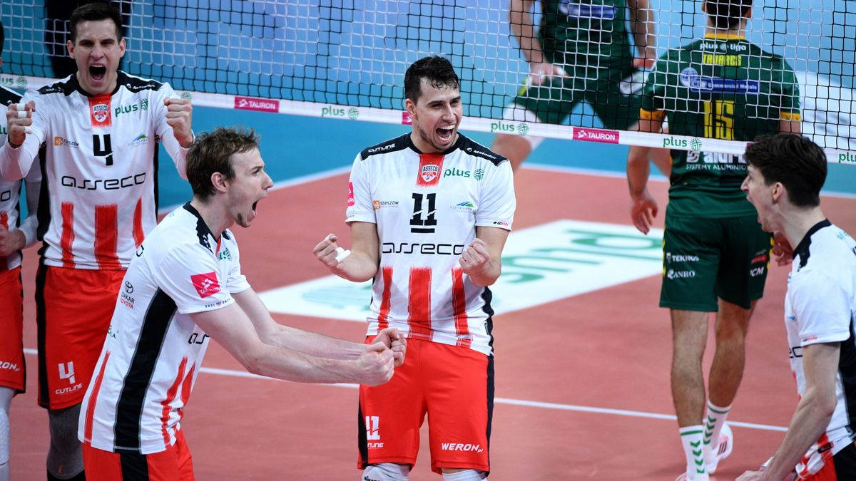PAP / Darek Delmanowicz / Na zdjęciu: siatkarze Asseco Resovii Rzeszów