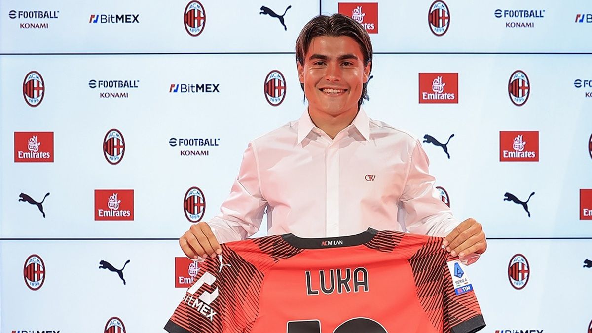 Luca Romero po podpisaniu kontraktu z AC Milanem