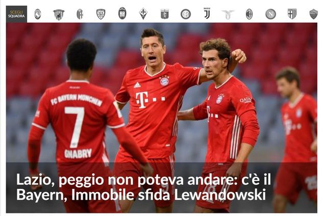 Screen ze strony calciomercato.com