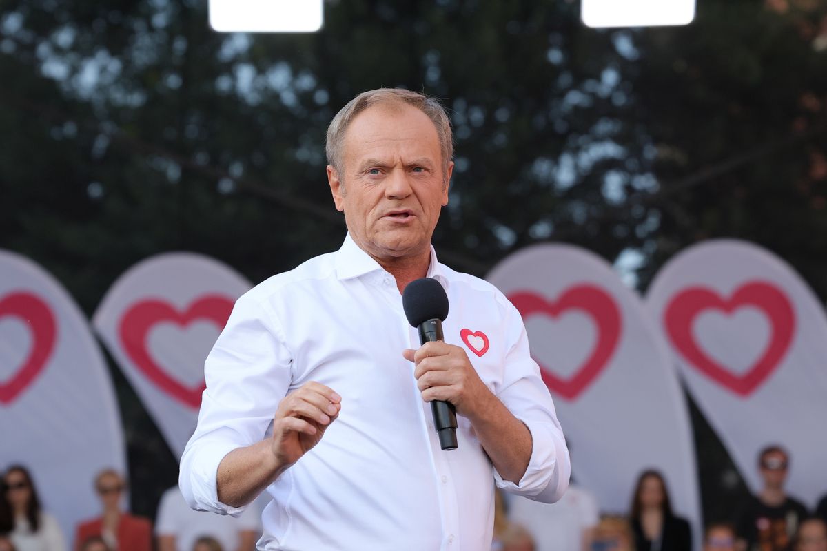 donald tusk, koalicja obywatelska, kampania Wiec 4 czerwca. Bezpieczny finał mało inspirującej kampanii OPINIA