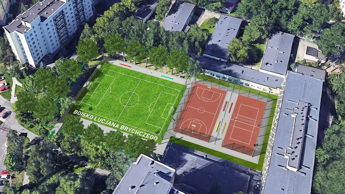 Warszawa. Projekt boiska i muralu to zasługa kibiców Legii. Patronem będzie żywa legenda stołecznego klubu piłkarskiego