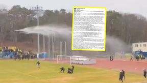 Dantejskie sceny na polskim stadionie. Jest oświadczenie klubu