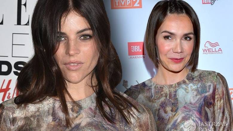 Julia Restoin-Roitfeld i Olga Bołądź w kreacji H&M Conscious