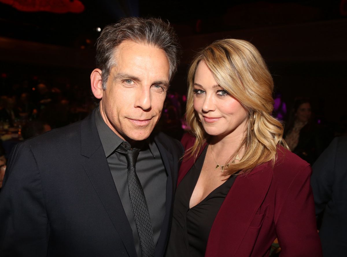 Ben Stiller i Christine Taylor w 2019 r.