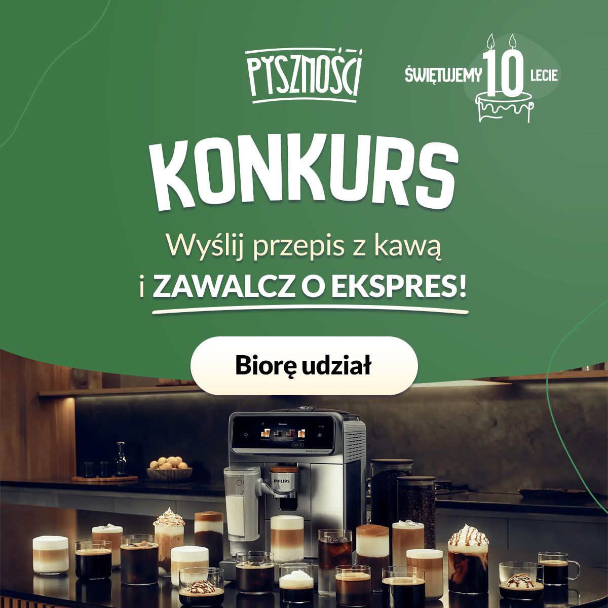 Urodzinowe wyzwanie dla fanów kawy. Wygraj ekspres!