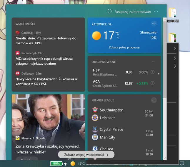 Uważne oko dojrzy, że Windows próbuje tu rysować dwa elementy jednocześnie w tym samym miejscu