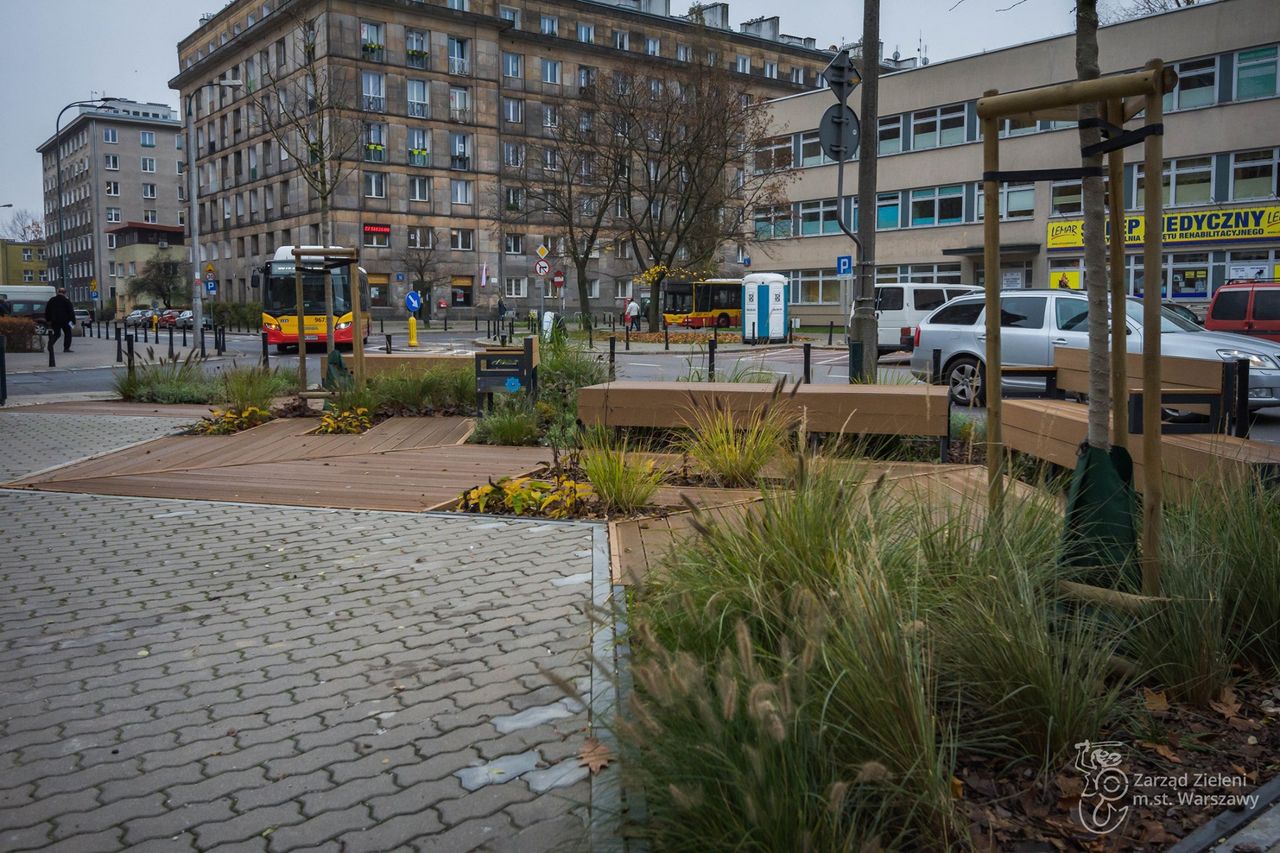 Warszawa. Parklet na Pradze-Północ, fot. Zarząd Zieleni