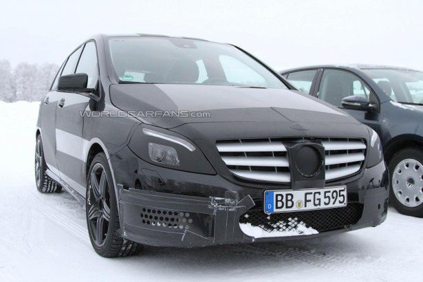 Mercedes klasy B w wersji AMG wyszpiegowany