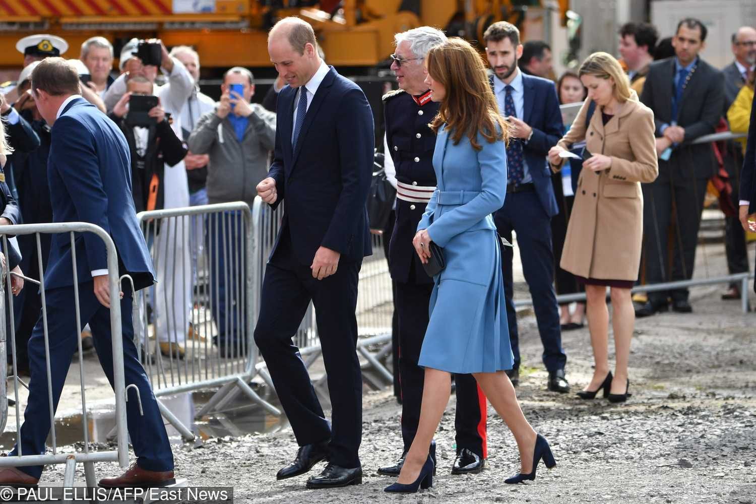 Księżna Kate i książę William - chrzest statku polarnego