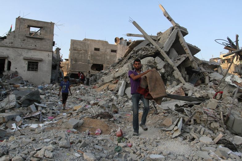 Wojna w Gazie. Celem ostrzału był dom przywódcy Hamasu