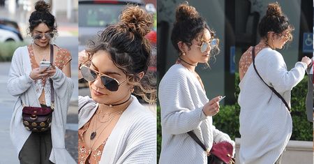 #TRENDY: Vanessa Hudgens w luźnym kardiganie